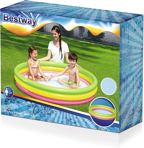 Bestway rainbow ring - rainbow, 3