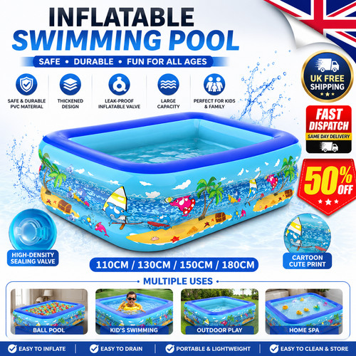 Large paddling pool inflatable - large,
