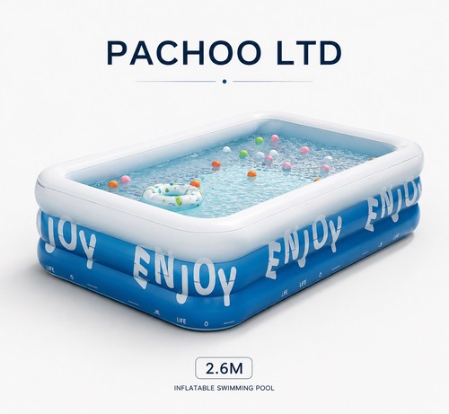 Large inflatable swimming pool - large,