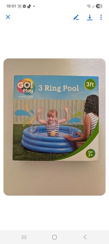 Play 3ft inflatable ring - go, 3