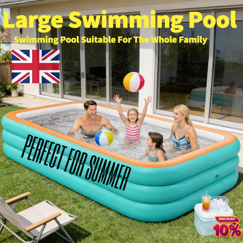 Inflatable paddling pool - pool, kids