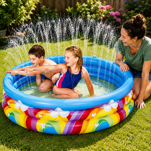 Kids paddling pool 150cm - pool,